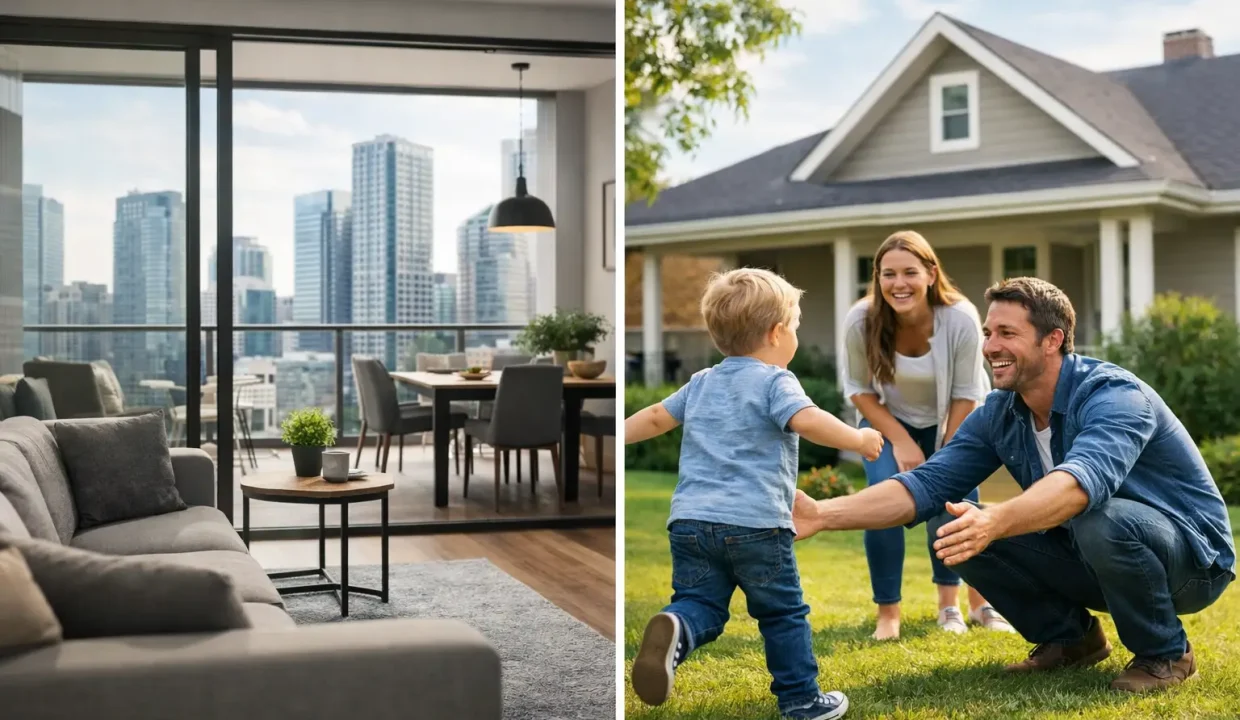 Apartamento o casa familiar: cómo decidir